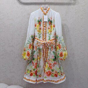 Zimmermann new floral print short dress